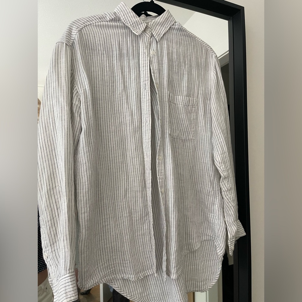 Community Women's Striped linen shirt